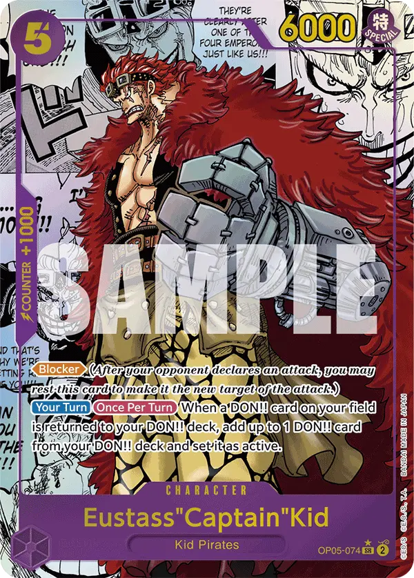 Eustass"Captain"Kid (Manga), Premium Booster -The Best- OP05-074