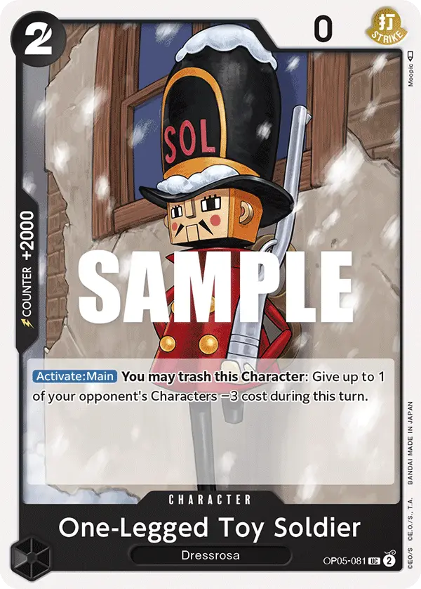 One-Legged Toy Soldier, Awakening of the New Era OP05-081
