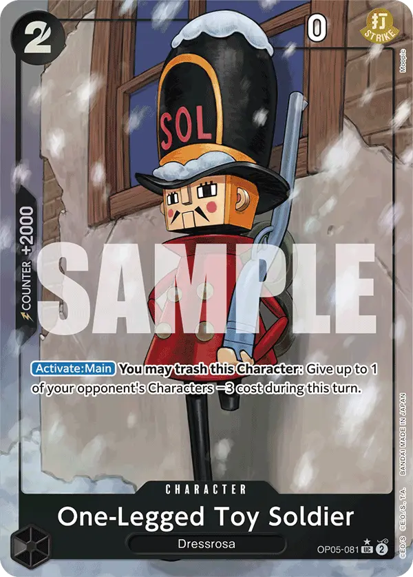 One-Legged Toy Soldier (Full Art), Premium Booster -The Best- OP05-081