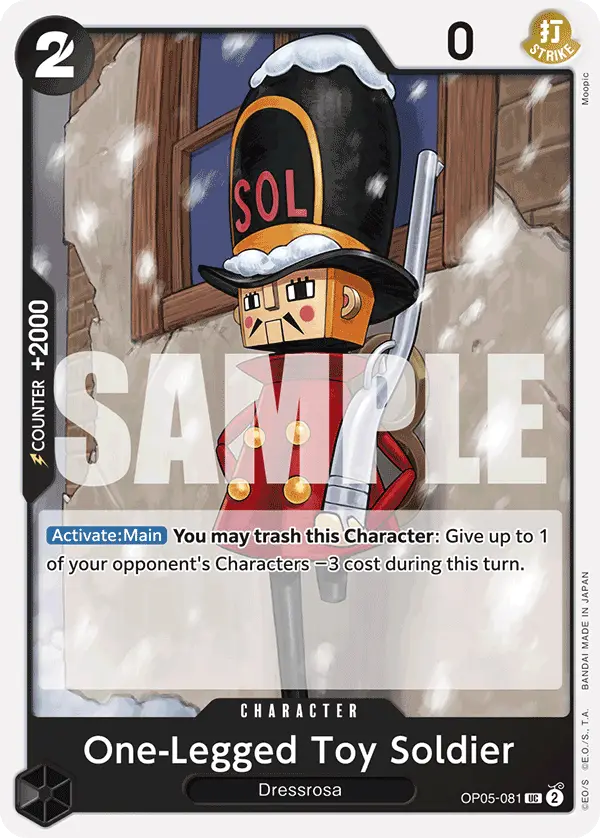 One-Legged Toy Soldier (Reprint), Premium Booster -The Best- OP05-081