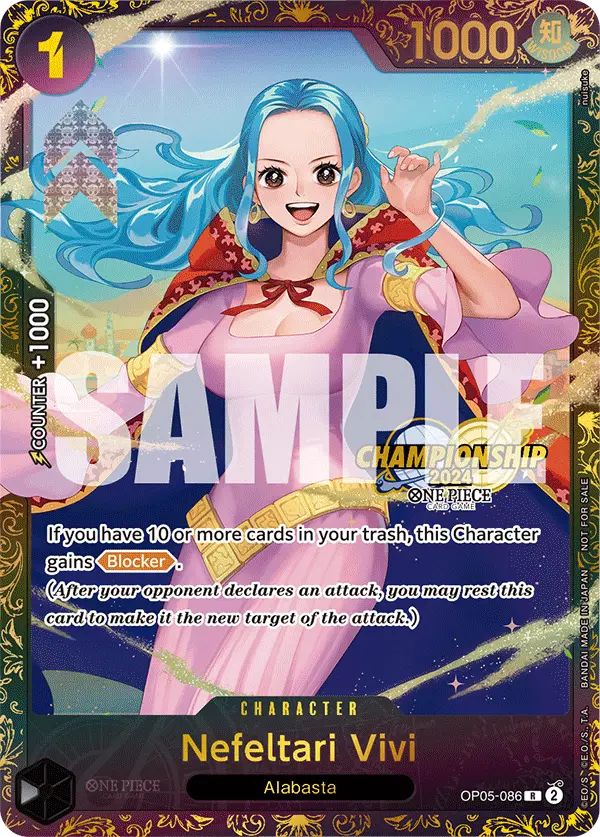 Nefeltari Vivi (October Championship 2024 Store Regionals), One Piece Promotion Cards OP05-086