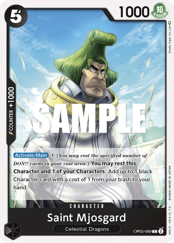 Saint Mjosgard, Awakening of the New Era OP05-089