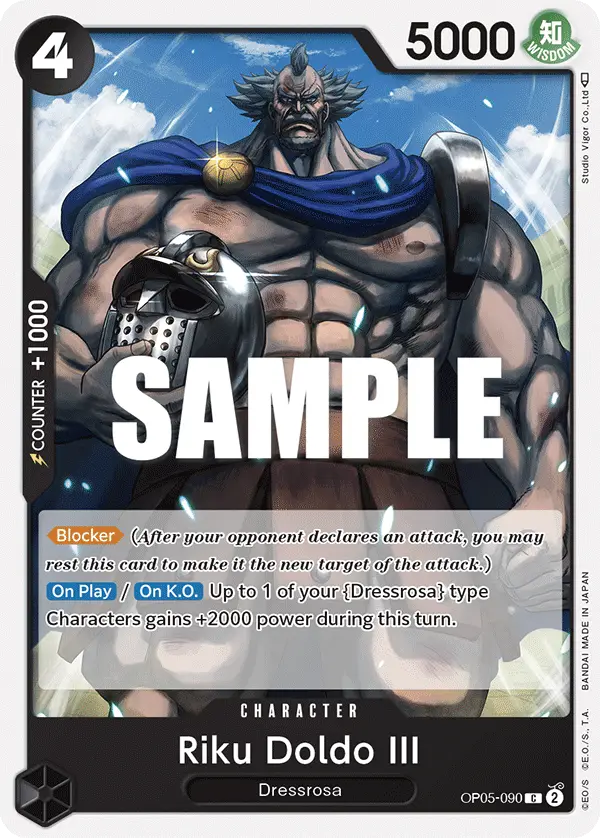 Riku Doldo III, Awakening of the New Era OP05-090