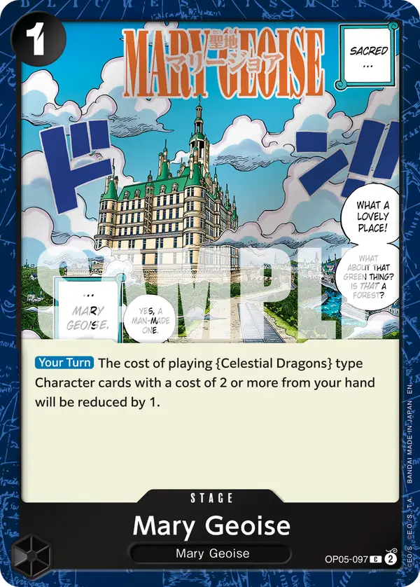 Mary Geoise (Pirate Foil), Premium Booster -The Best- Vol. 2 OP05-097