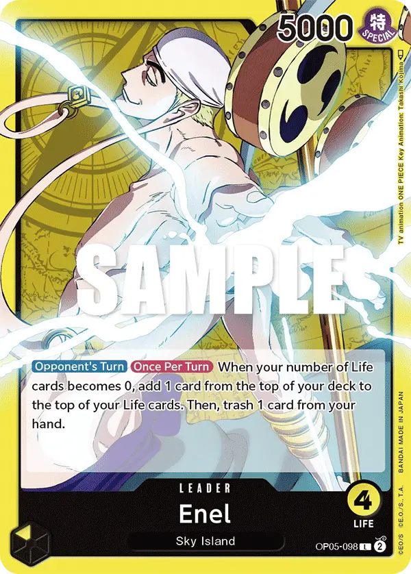 Enel, Awakening of the New Era OP05-098