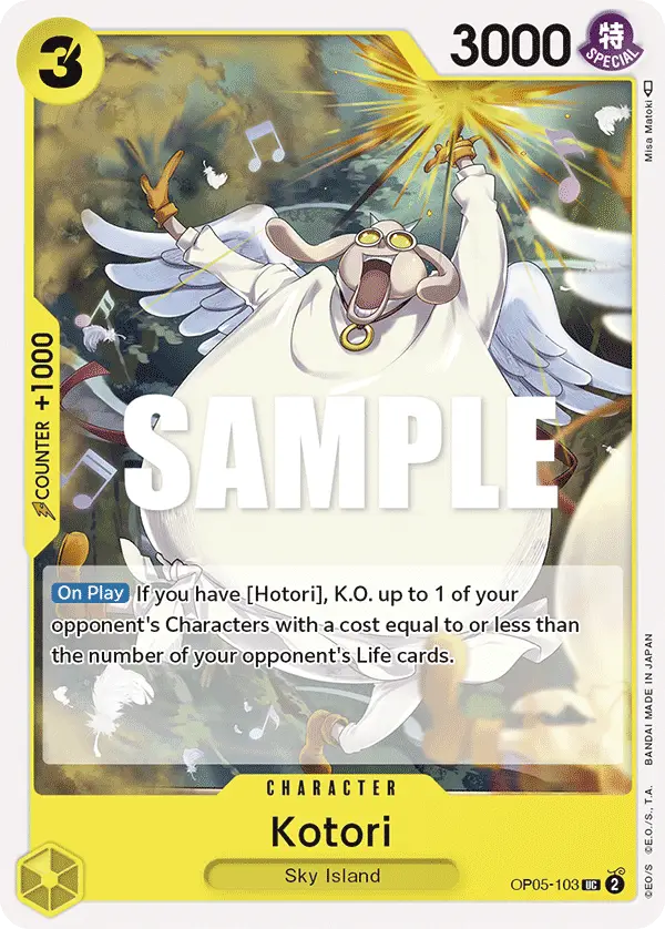 Kotori, Awakening of the New Era OP05-103