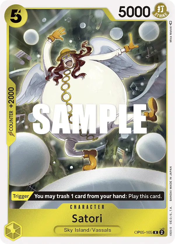 Satori (Welcome Pack Vol. 1), One Piece Promotion Cards OP05-105