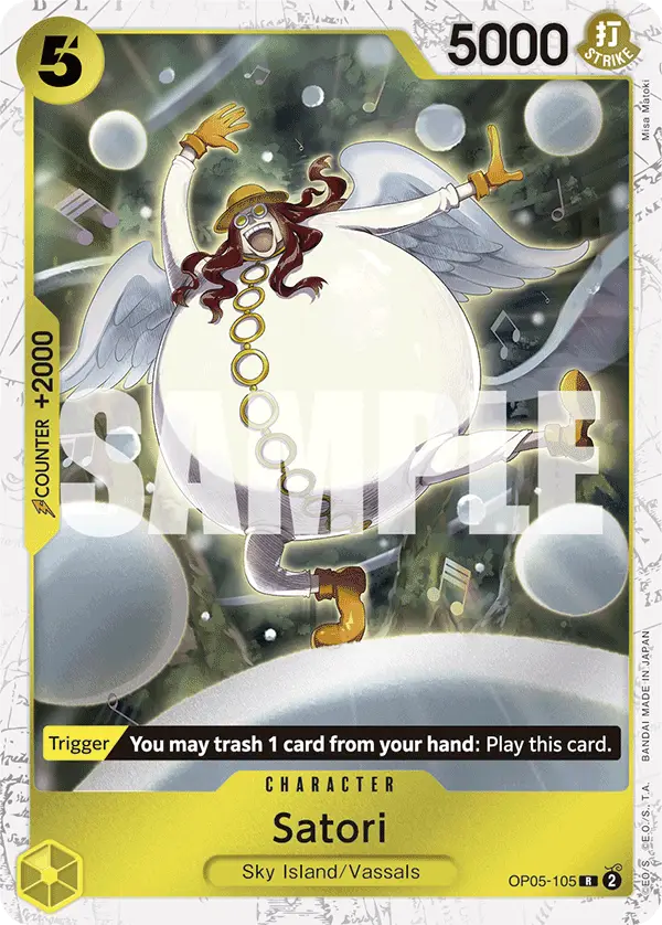 Satori (Jolly Roger Foil), Premium Booster -The Best- OP05-105