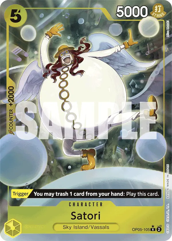Satori (Full Art), Premium Booster -The Best- OP05-105