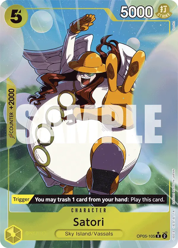 Satori (Alt Art), Premium Booster -The Best- OP05-105