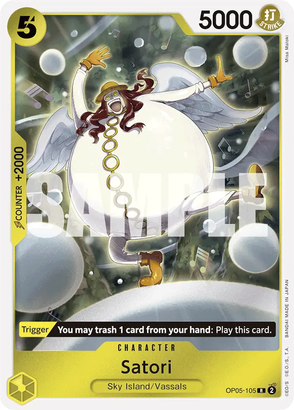Satori (Reprint), Premium Booster -The Best- OP05-105