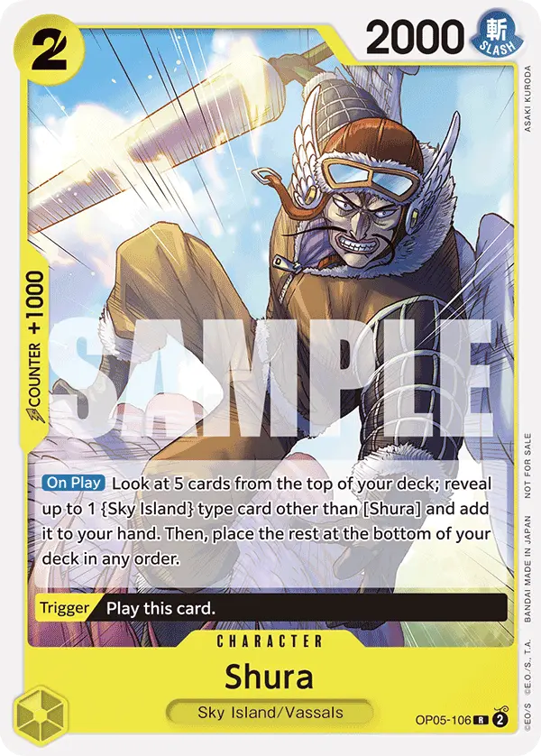 Shura (Tournament Pack Vol. 7), One Piece Promotion Cards OP05-106