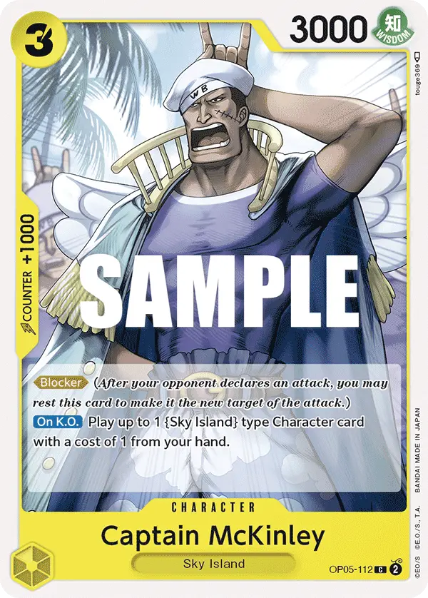 Captain McKinley, Awakening of the New Era OP05-112