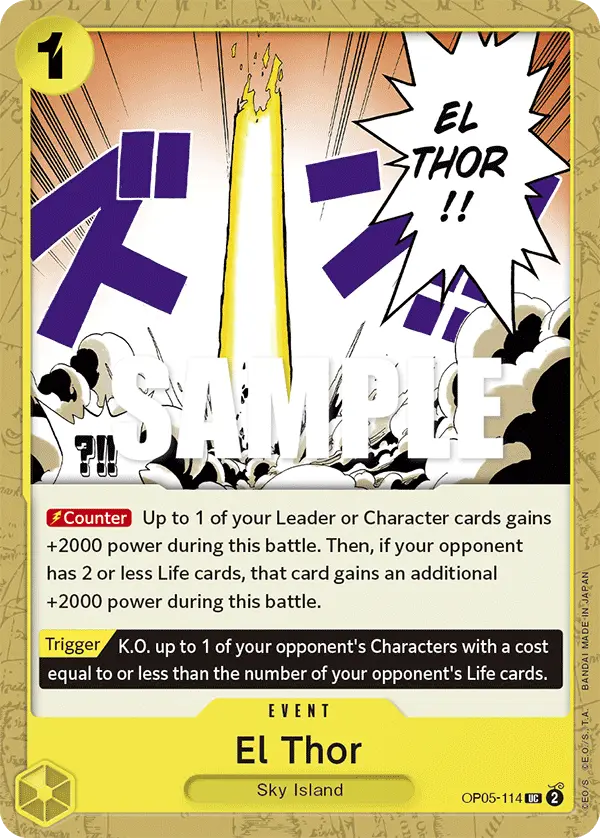 El Thor, Awakening of the New Era OP05-114