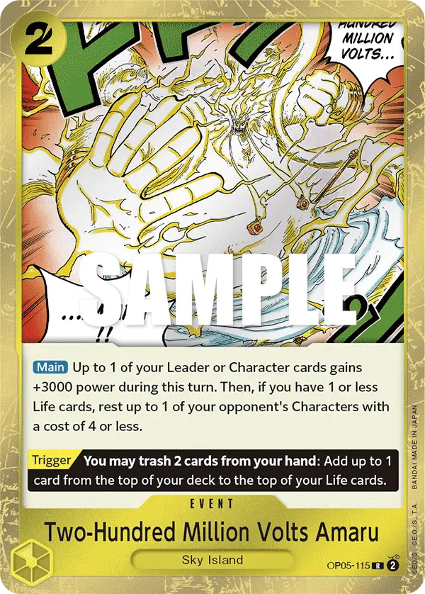 Two-Hundred Million Volts Amaru, Awakening of the New Era OP05-115