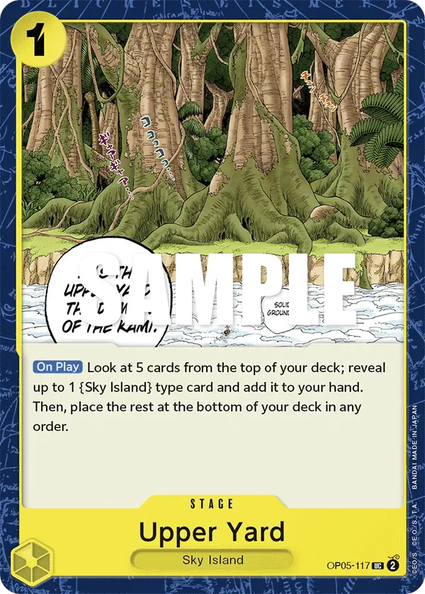 Upper Yard, Awakening of the New Era OP05-117