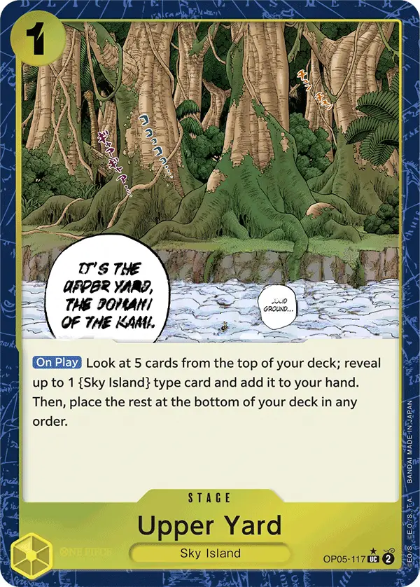 Upper Yard (Textured Foil), Premium Booster -The Best- OP05-117