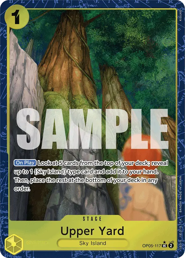 Upper Yard (Alt Art), Premium Booster -The Best- OP05-117