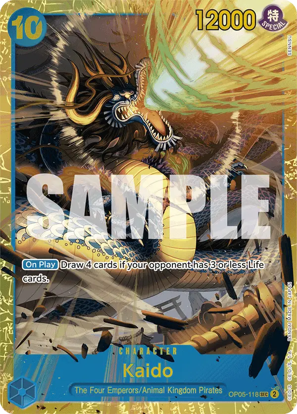 Kaido (Reprint), Premium Booster -The Best- OP05-118