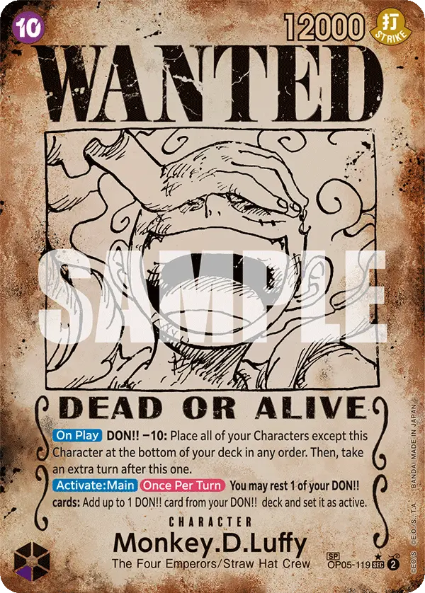 Monkey.D.Luffy (Wanted Poster), Emperors in the New World OP05-119