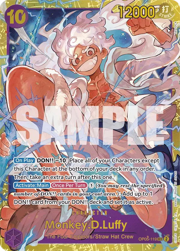 Monkey.D.Luffy (Reprint), Premium Booster -The Best- OP05-119