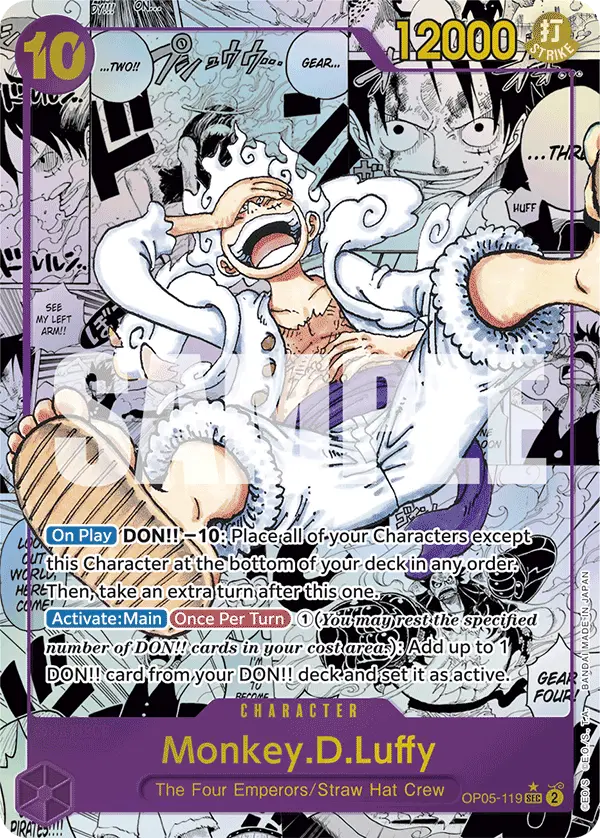 Monkey.D.Luffy (Manga), Premium Booster -The Best- OP05-119