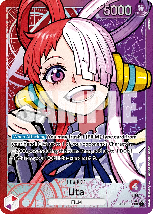 Uta (Alt Art), Wings of the Captain OP06-001