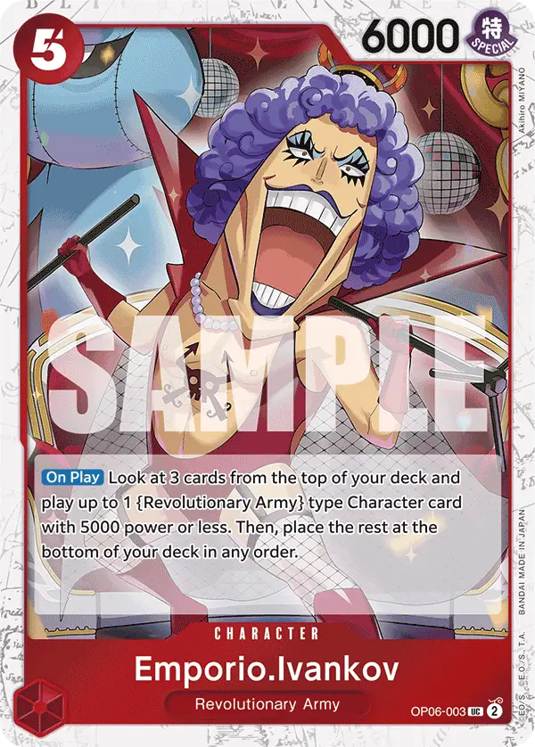 Emporio.Ivankov (Jolly Roger Foil), Premium Booster -The Best- OP06-003