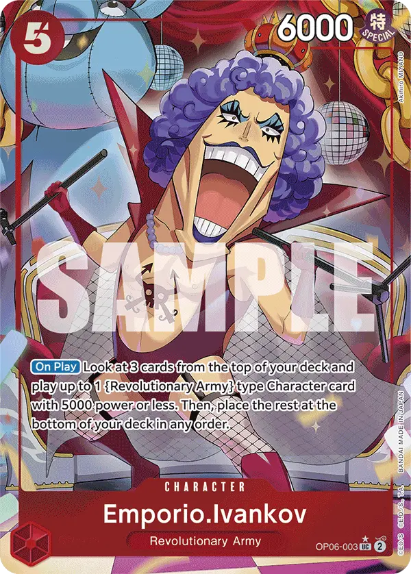 Emporio.Ivankov (Full Art), Premium Booster -The Best- OP06-003