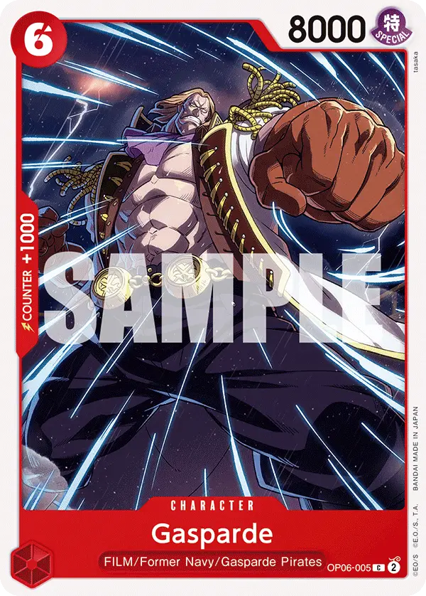 Gasparde, Wings of the Captain OP06-005