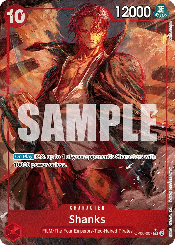 Shanks (Alt Art), Wings of the Captain OP06-007