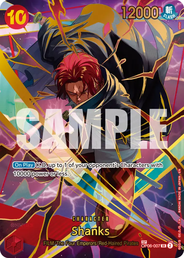 Shanks (SP), Premium Booster -The Best- Vol. 2 OP06-007