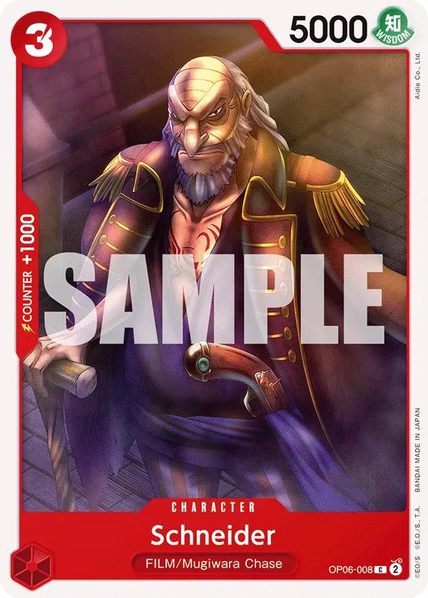 Schneider, Wings of the Captain OP06-008
