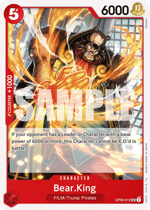 Bear.King, Wings of the Captain OP06-012