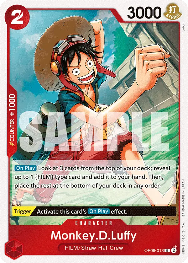 Monkey.D.Luffy, Wings of the Captain OP06-013