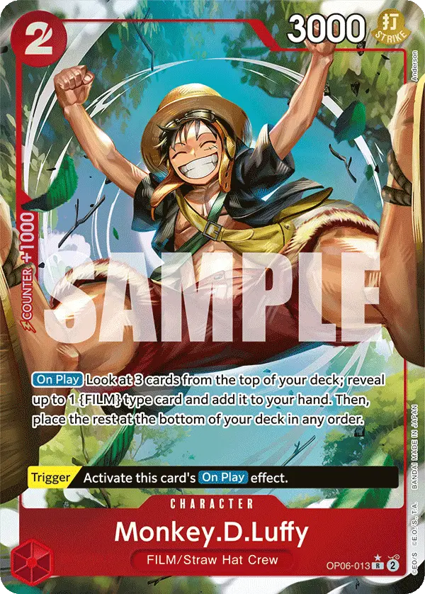 Monkey.D.Luffy (Alt Art), Wings of the Captain OP06-013