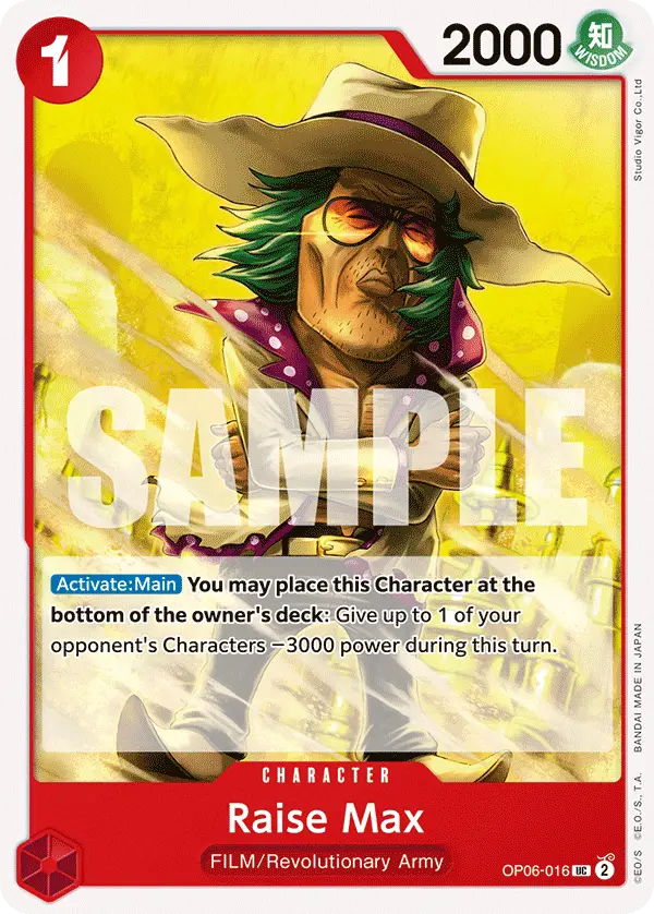 Raise Max, Wings of the Captain OP06-016
