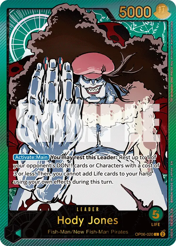 Hody Jones (SP), Extra Booster: Anime 25th Collection OP06-020