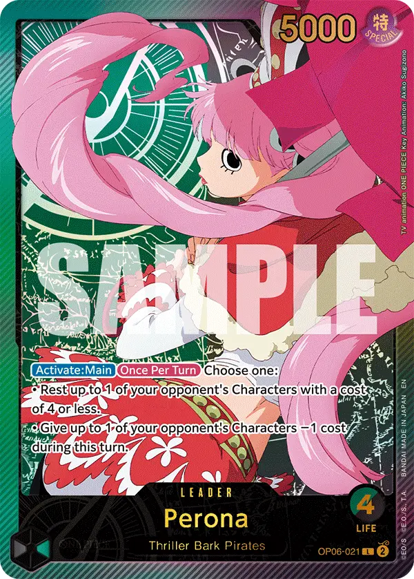 Perona (SP), Extra Booster: Anime 25th Collection OP06-021