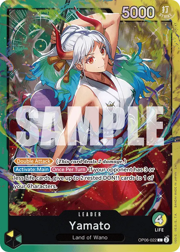 Yamato, Starter Deck 28 GREEN/YELLOW Yamato OP06-022
