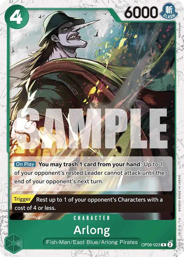 Arlong (Jolly Roger Foil), Premium Booster -The Best- OP06-023