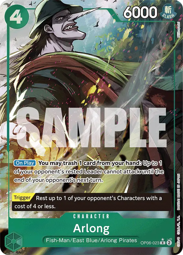 Arlong (Full Art), Premium Booster -The Best- OP06-023