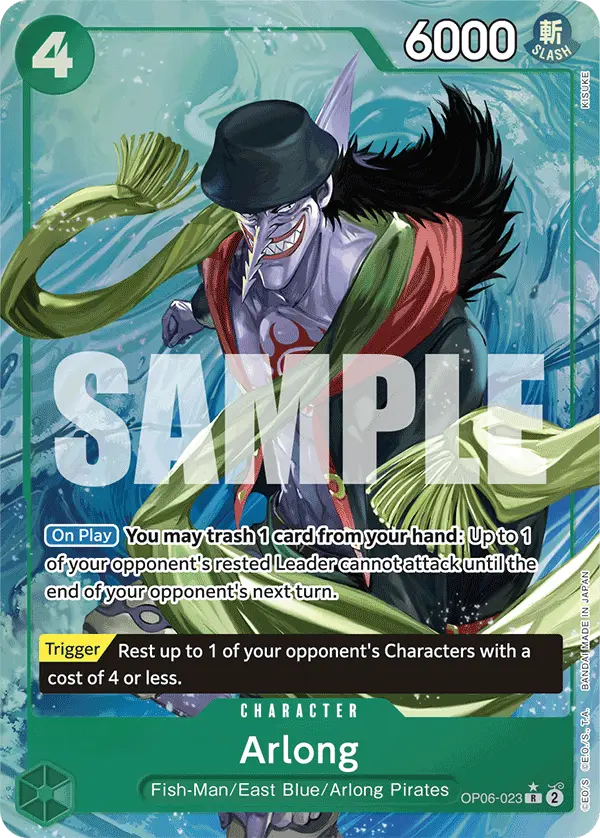 Arlong (Alt Art), Premium Booster -The Best- OP06-023