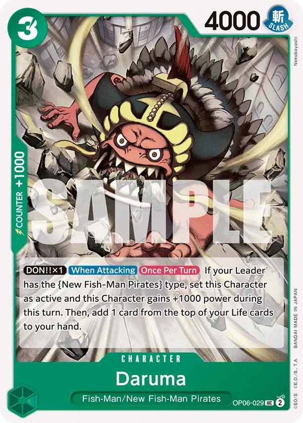 Daruma, Wings of the Captain OP06-029