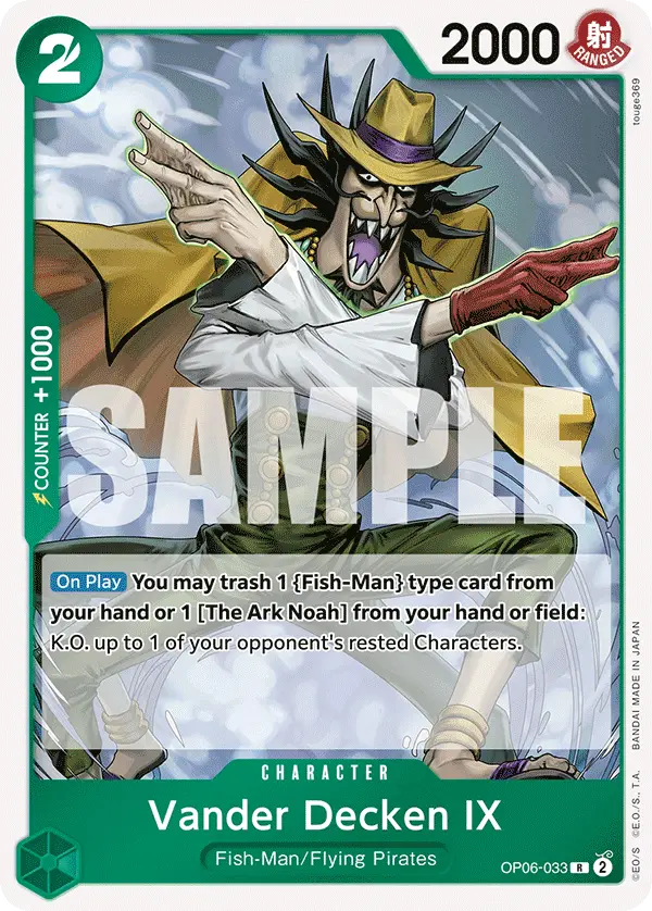 Vander Decken IX, Wings of the Captain OP06-033