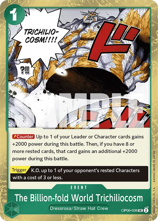 The Billion-fold World Trichiliocosm (Jolly Roger Foil), Premium Booster -The Best- OP06-038