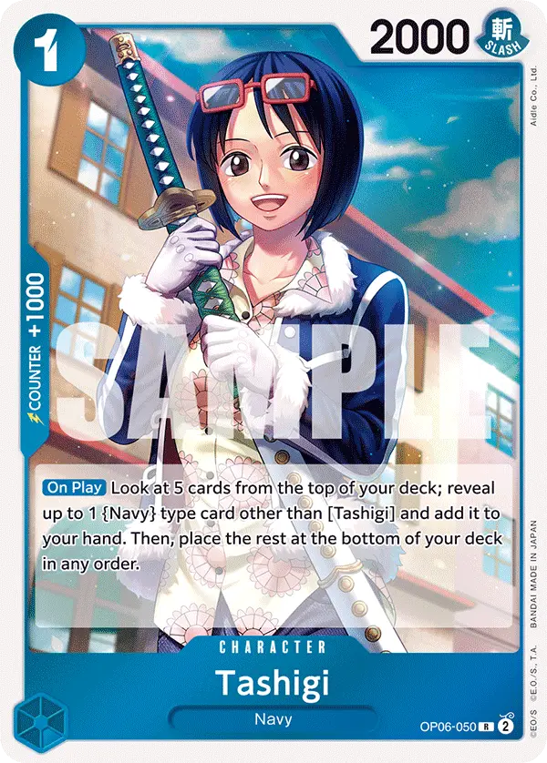 Tashigi, Wings of the Captain OP06-050