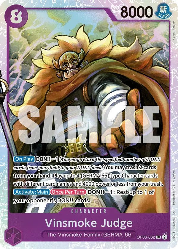 Vinsmoke Judge, Wings of the Captain OP06-062