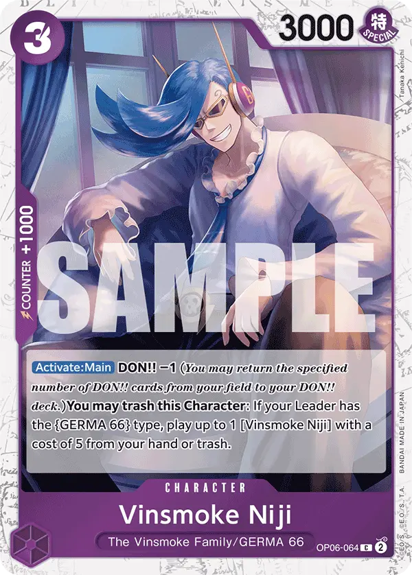 Vinsmoke Niji (Jolly Roger Foil), Premium Booster -The Best- OP06-064