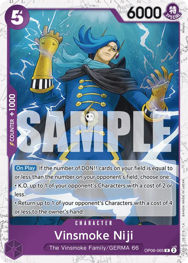 Vinsmoke Niji (Jolly Roger Foil), Premium Booster -The Best- OP06-065
